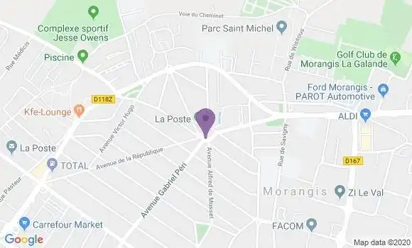 Localisation Morangis Bp - 91420