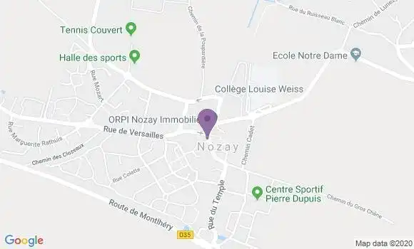 Localisation Nozay Bp - 91620