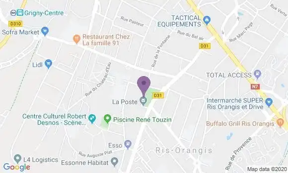 Localisation Ris Orangis - 91130
