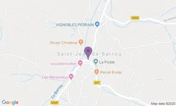 Localisation Saint Jean de Barrou Bp - 11360
