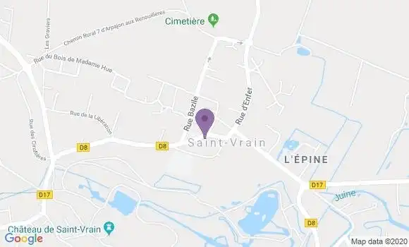 Localisation Saint Vrain Bp - 91770