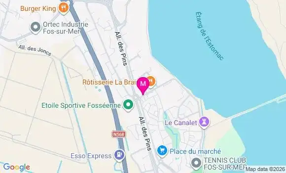 Localisation Fos sur Mer les Pins - 13270