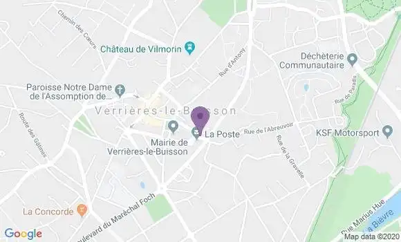 Localisation Verrieres le Buisson - 91370