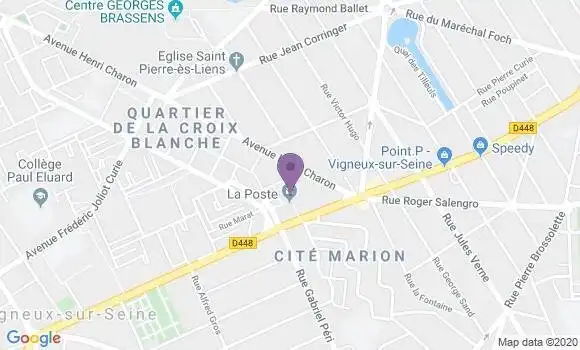 Localisation Vigneux sur Seine - 91270