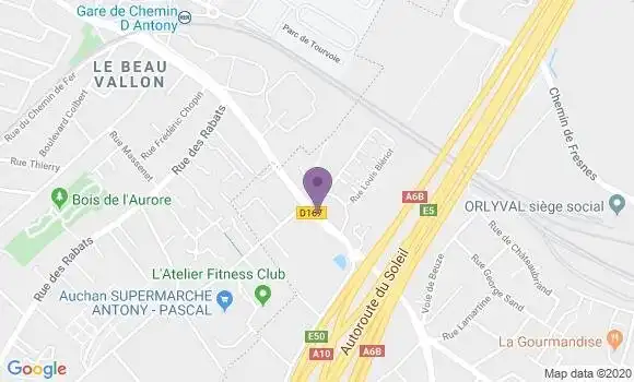 Localisation Wissous Bp - 91320