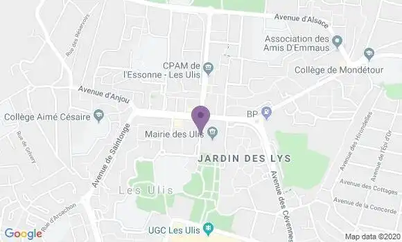 Localisation Les Ulis - 91940