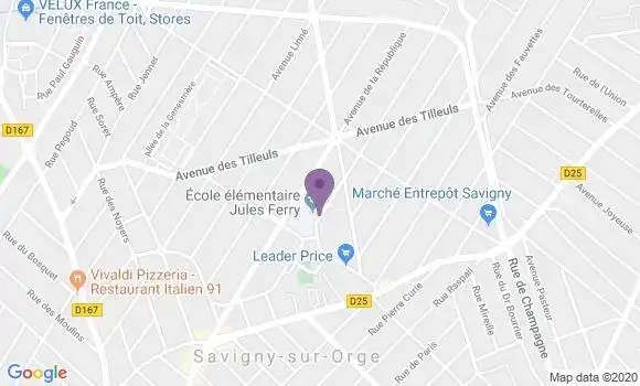 Localisation Savigny sur Orge Chardonnerets Bp - 91600