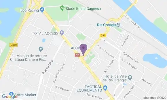 Localisation Ris Orangis Albert Remy Bp - 91130