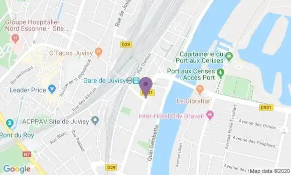 Localisation Juvisy Quartier de Seine Bp - 91260