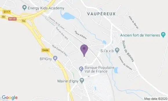 Localisation Igny Bp - 91430