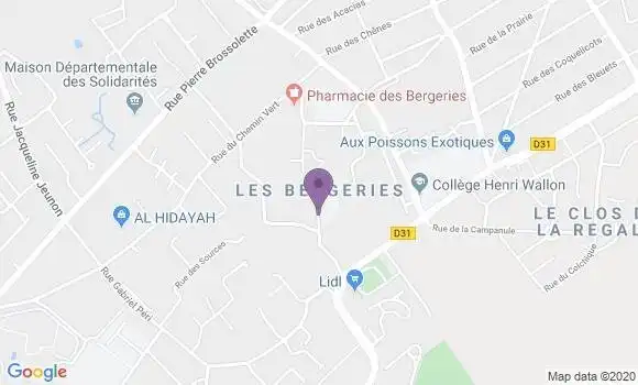 Localisation Draveil les Bergeries Ap - 91210