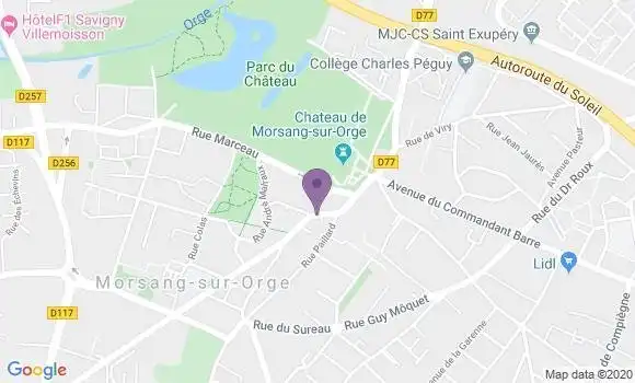 Localisation Morsang sur Orge Bp - 91390