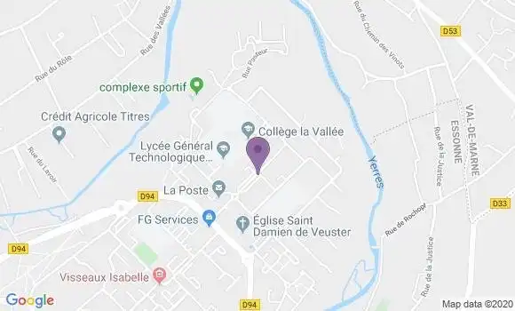 Localisation Epinay sous Senart Bp - 91860