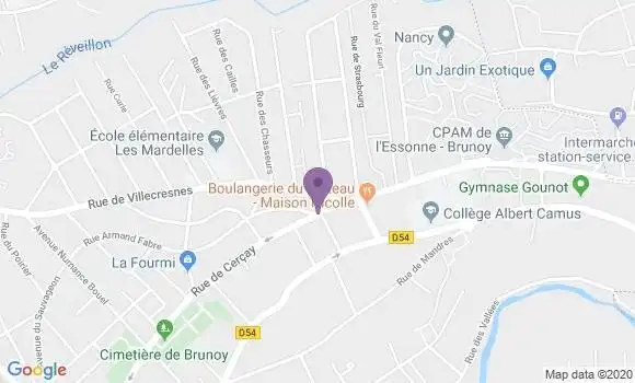 Localisation Brunoy les Provinciales Bp - 91800