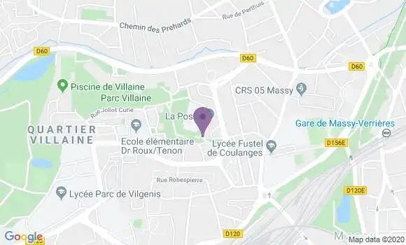 Localisation Massy Villaine Bp - 91300