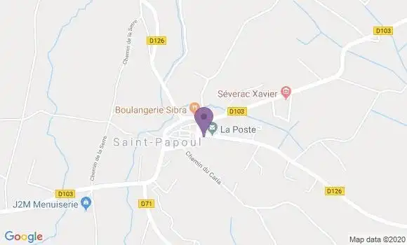 Localisation Saint Papoul Bp - 11400