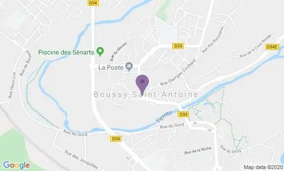 Localisation Boussy Saint Antoine Bp - 91800