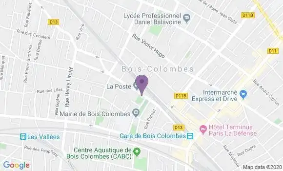 Localisation Bois Colombes - 92270