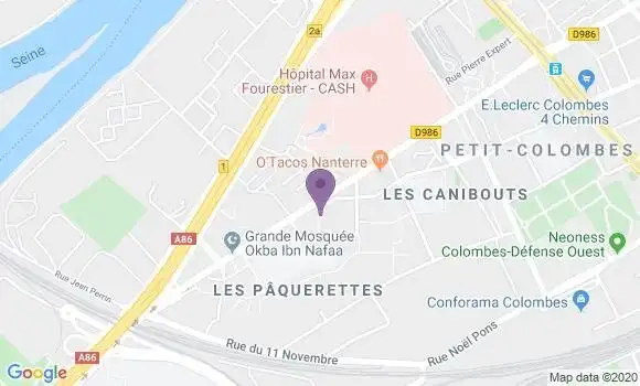Localisation Nanterre les Muguets Bp - 92000