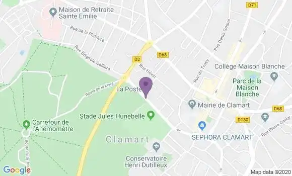Localisation Clamart Principal - 92140