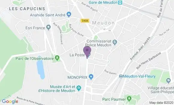 Localisation Meudon Republique - 92190