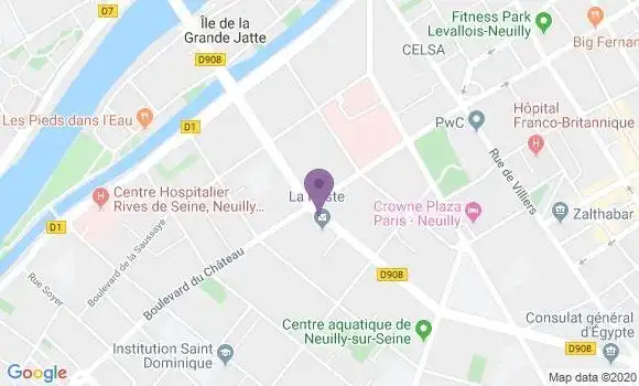 Localisation Neuilly sur Seine Principal - 92200