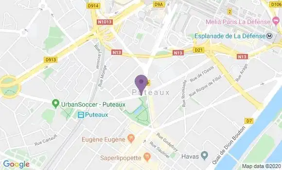 Localisation Puteaux Principal - 92800