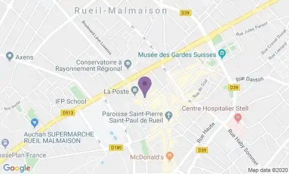 Localisation Rueil Malmaison Jaures - 92500