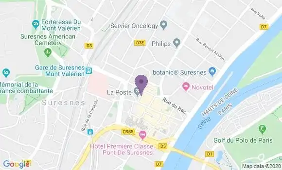 Localisation Suresnes Principal - 92150