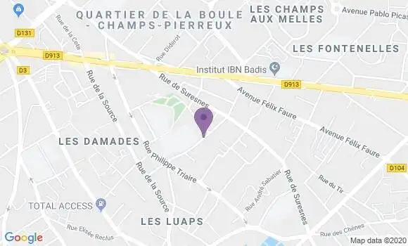 Localisation Nanterre Alouettes Bp - 92000