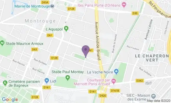 Localisation Montrouge Vache Noire - 92120