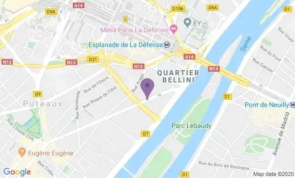 Localisation Puteaux Jaures Bp - 92800
