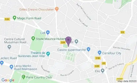 Localisation Suresnes Cite Jardins - 92150
