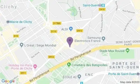 Localisation Clichy Victor Hugo Bp - 92110