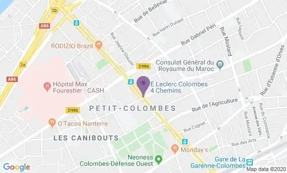 Localisation Colombes Aragon - 92700