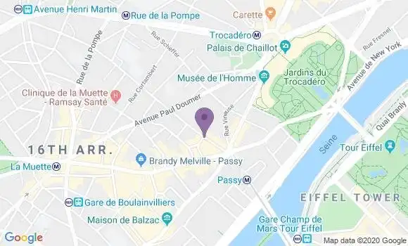Localisation Levallois Perret Eiffel - 92300