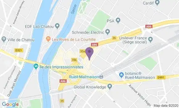 Localisation Rueil 2000 - 92500
