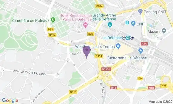 Localisation Puteaux Bouvets Bp - 92800