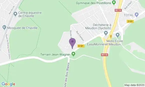 Localisation Sevres Bruyeres Apc - 92310