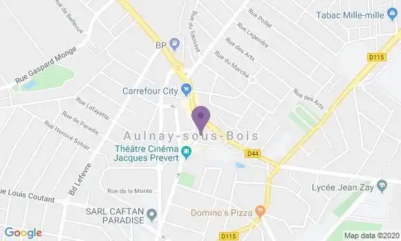 Localisation Aulnay sous Bois Principal - 93600