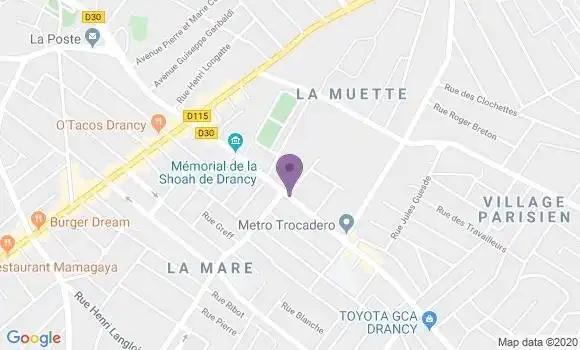 Localisation Drancy - 93700