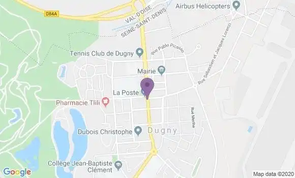 Localisation Dugny - 93440