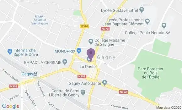 Localisation Gagny Principal - 93220