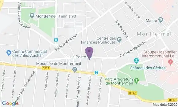 Localisation Montfermeil - 93370