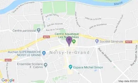 Localisation Noisy le Grand Principal - 93160