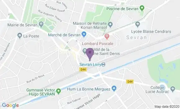 Localisation Sevran Sportisse - 93270