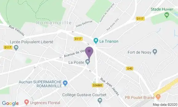 Localisation Romainville - 93230