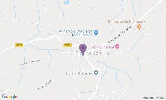 Localisation Tourouzelle Bp - 11200