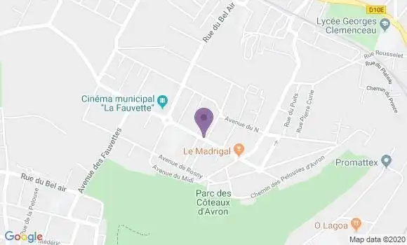 Localisation Neuilly Plaisance Avron Bp - 93360