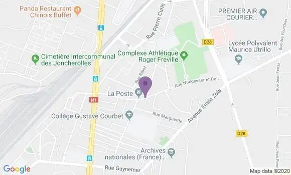 Localisation Pierrefitte sur Seine Bp - 93380